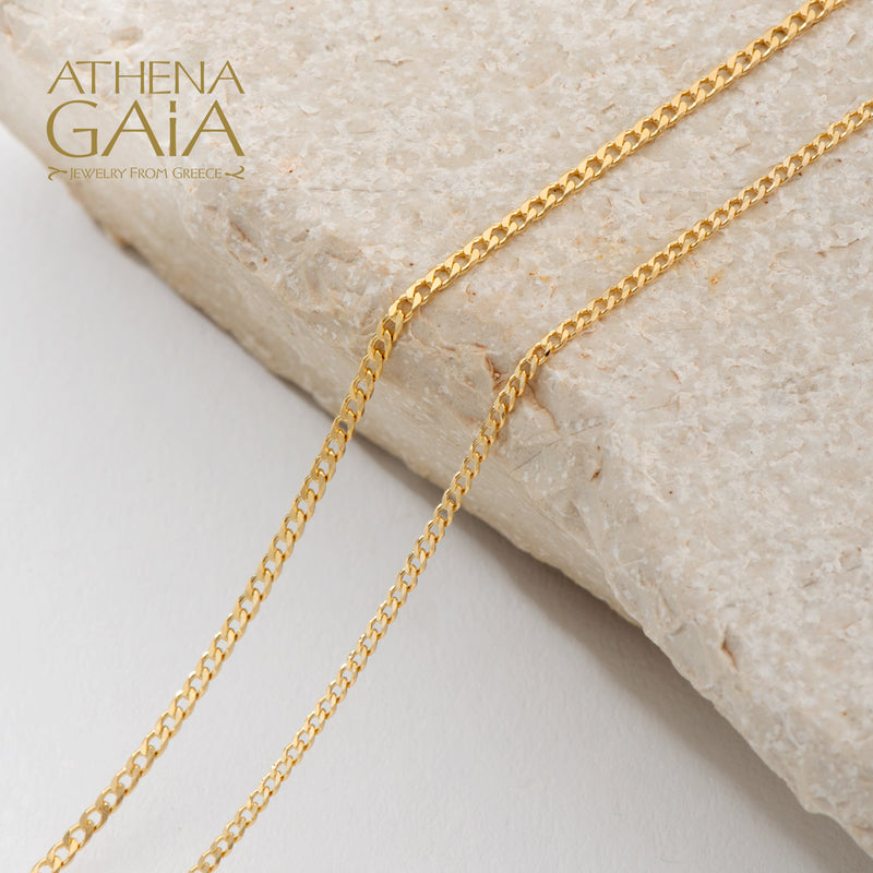 Classic Curb 14k Gold Chain