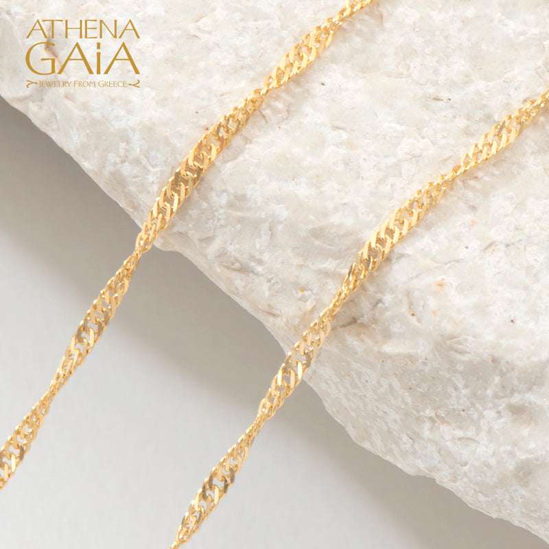 14k Gold Singapore Chain