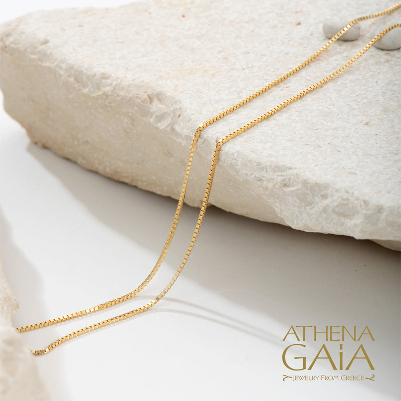 14k Gold Venetian (Box) Chain