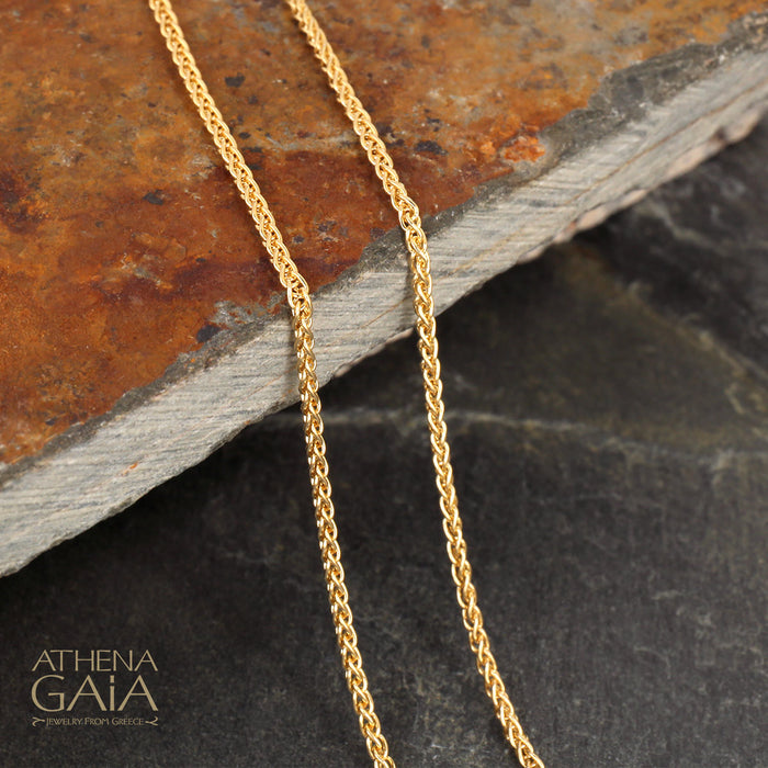 Pre-Loved 18ct Yellow Gold Spiga Chain – james-bishop