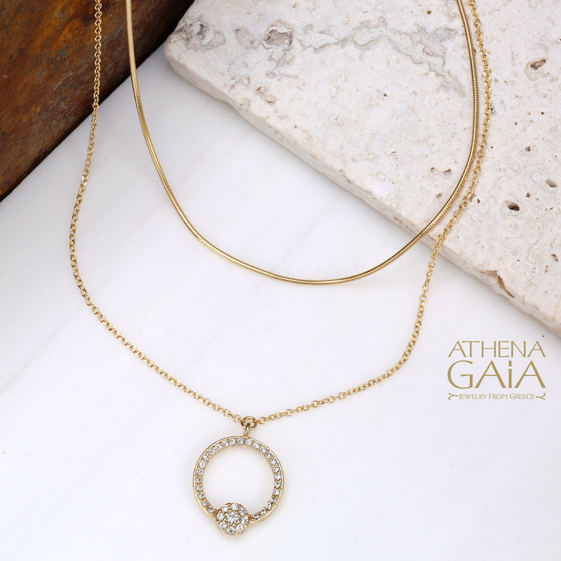 Torro Necklace - 14k Gold Necklace