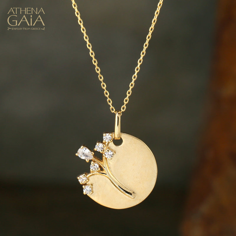 Tree of Life Emergence Necklace - 14k Gold Necklace