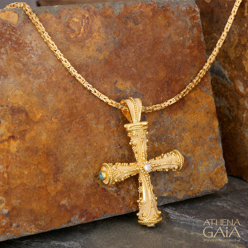 14k Gold Byzantine Chain
