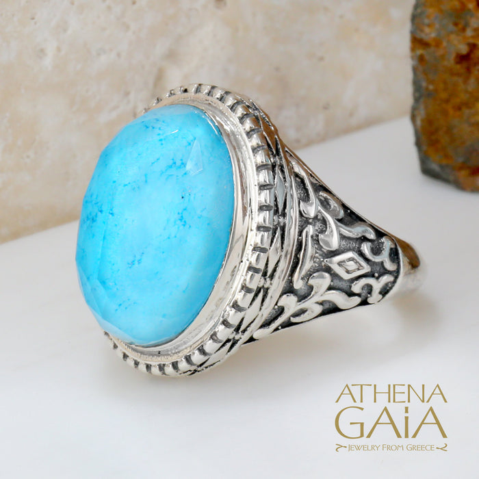 Byzantine Garden Border Ring by Yianni — Athena Gaia
