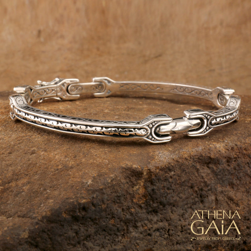 Pillgrip Bracelet - Sterling Silver - Flex Bangle Bracelet