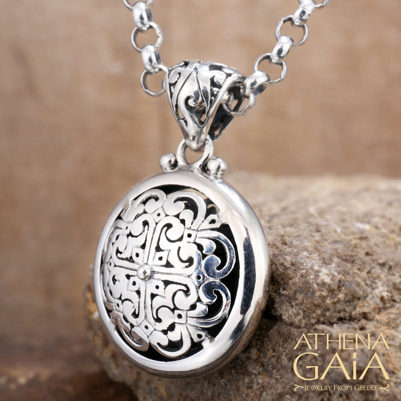 Māori Tribal Pendant - 925 Sterling Silver Ancestral Heritage Pendant