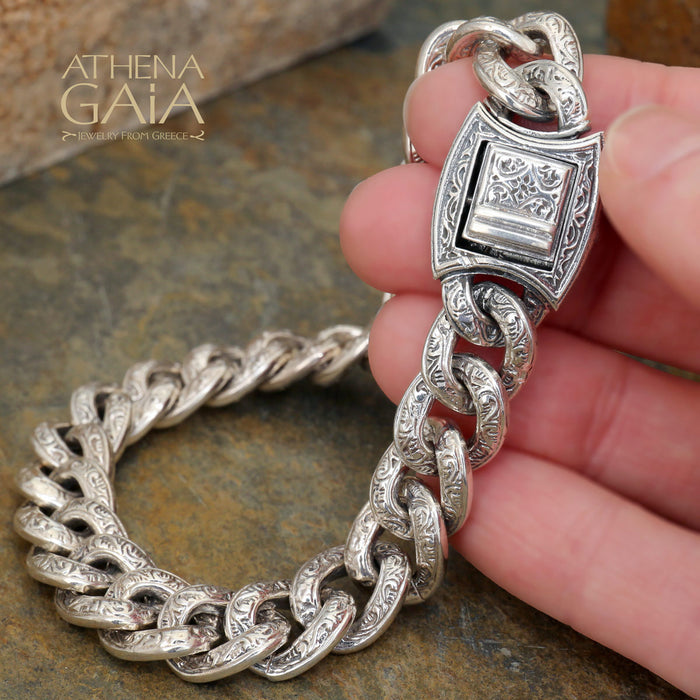 Classic Greek Chain Bracelet