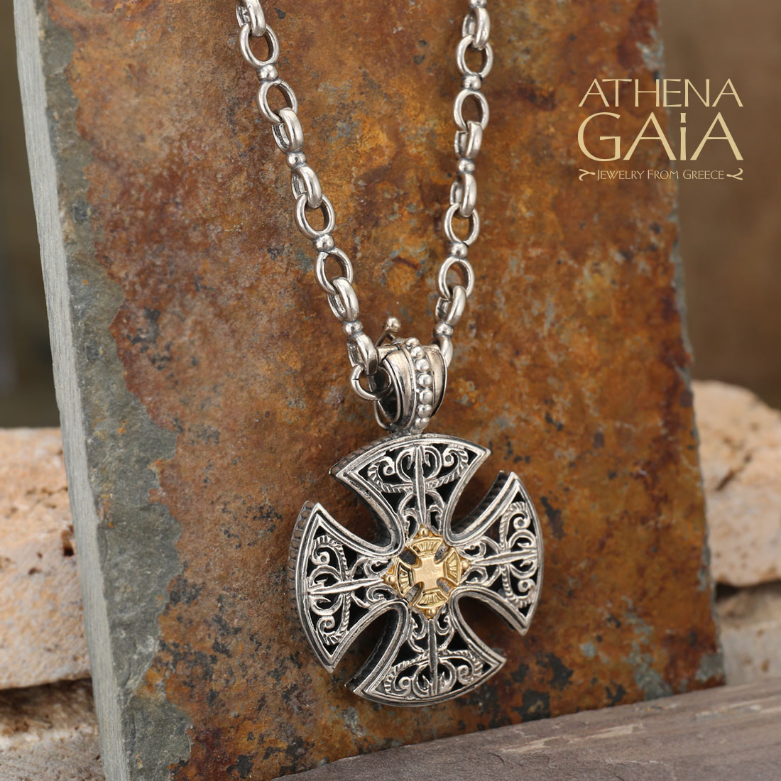 Canterbury Cross by Gerochristo — Athena Gaia