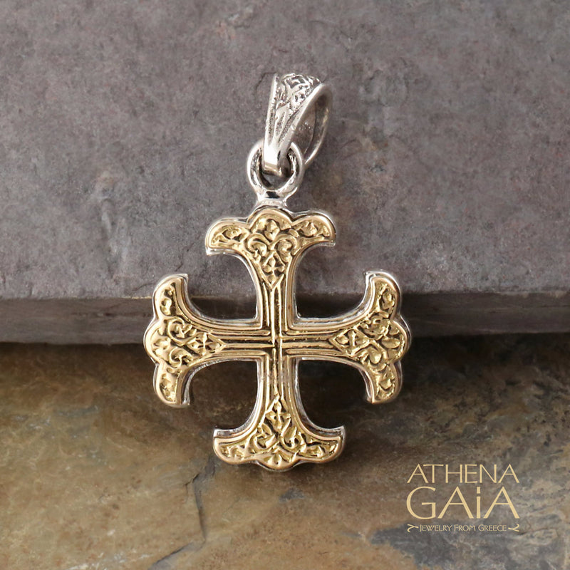 Byzantine Cross, Greek Jewelry