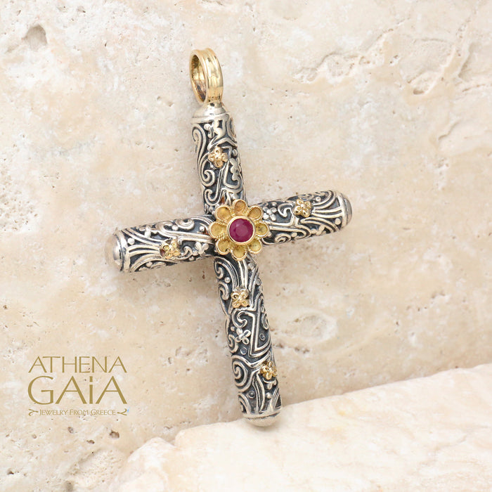 Byzantine Cross, Greek Jewelry