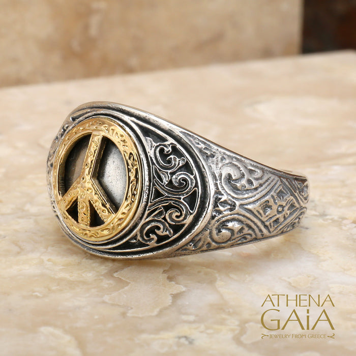 Gerochristo Peace Band Ring
