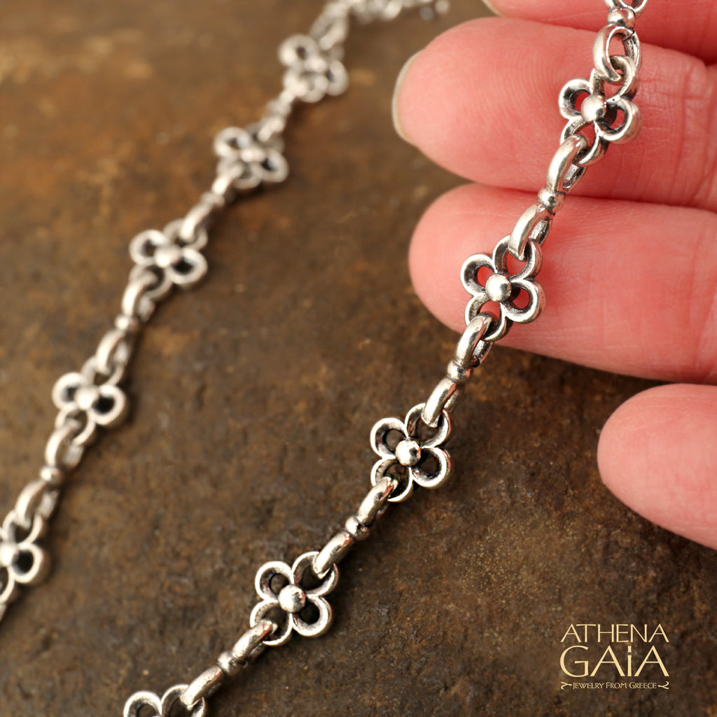 The Flower Chain - Sterling Silver Chain (In-Stock)