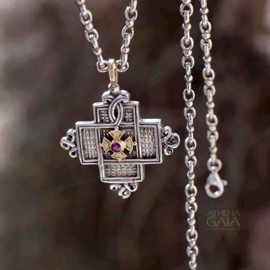 Light Sterling Silver Double Loop Chain by Gerochristo — Athena Gaia
