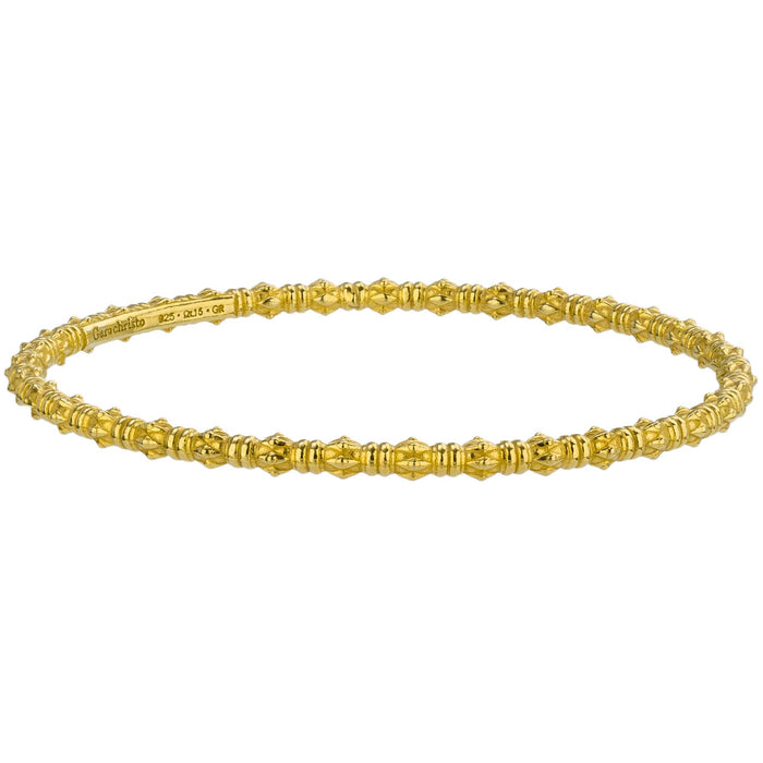 Kassandra 6527 Gold Plated Silver Bangle Bracelet