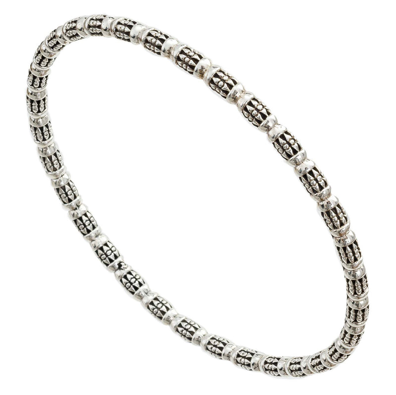 Kassandra 6522 Bracelet - Sterling Silver - Solid Bangle Bracelet