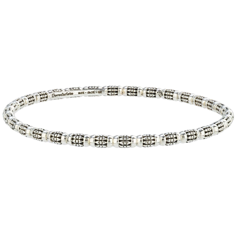 Kassandra 6522 Bracelet - Sterling Silver - Solid Bangle Bracelet