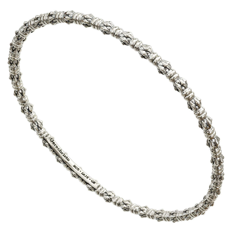 Kassandra 6528 Bracelet- Sterling Silver - Solid Bangle Bracelet