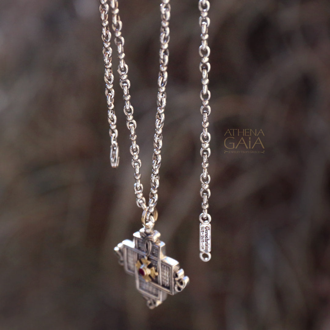 Light Sterling Silver Double Loop Chain by Gerochristo — Athena Gaia