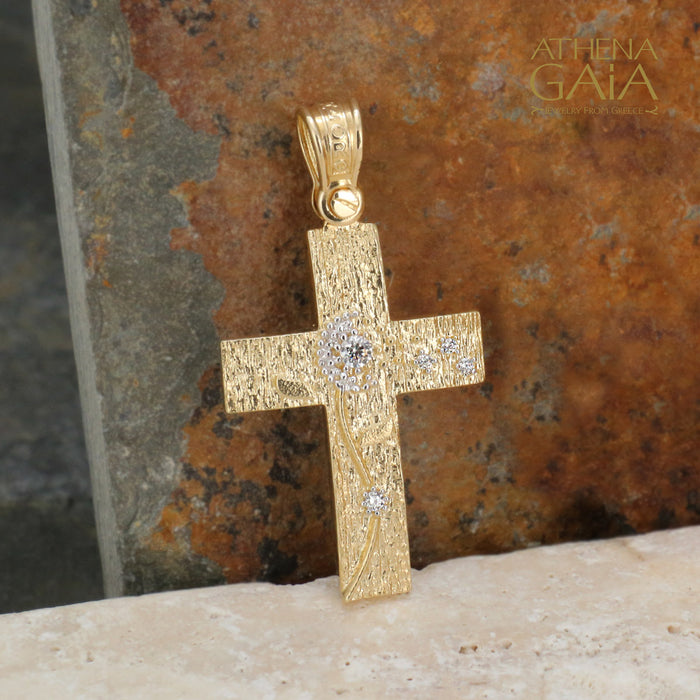 Al'Oro Flower Cross