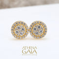 Bright Spot Stud Earrings - 14k Gold - Unisex Earrings