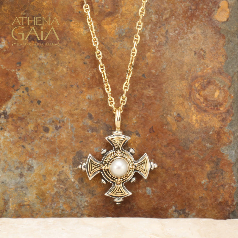 Theta Forzatina (Anchor) 14k Gold Chain