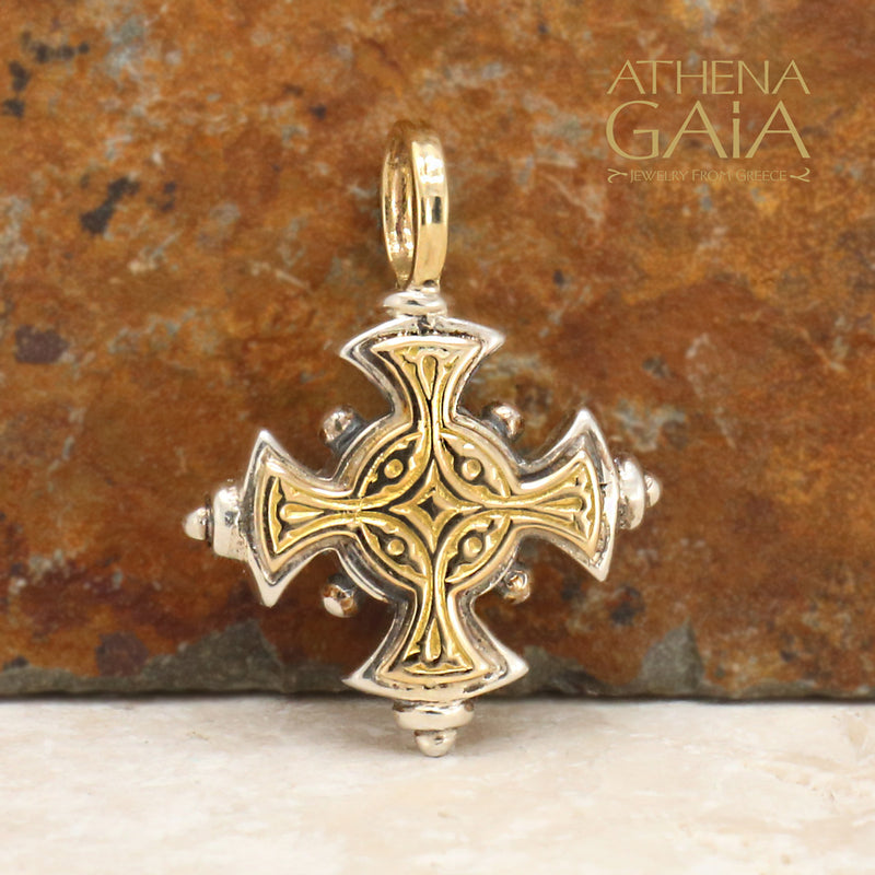 Byzantine Cross, Greek Jewelry