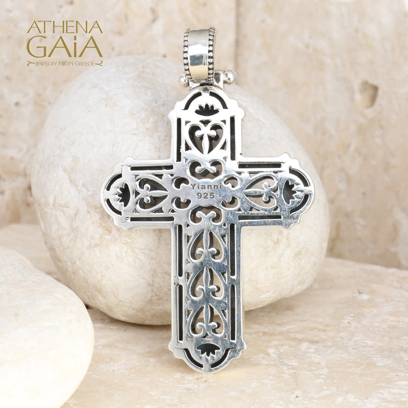 Synergy Latin Cross - Sterling Silver - Orthodox Cross Necklace