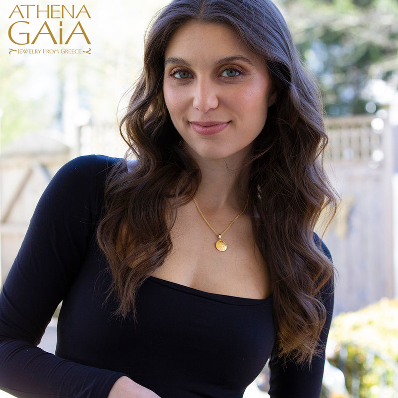 Justinian Theodora and Jesus Konstantinata (Small) - 14k Gold