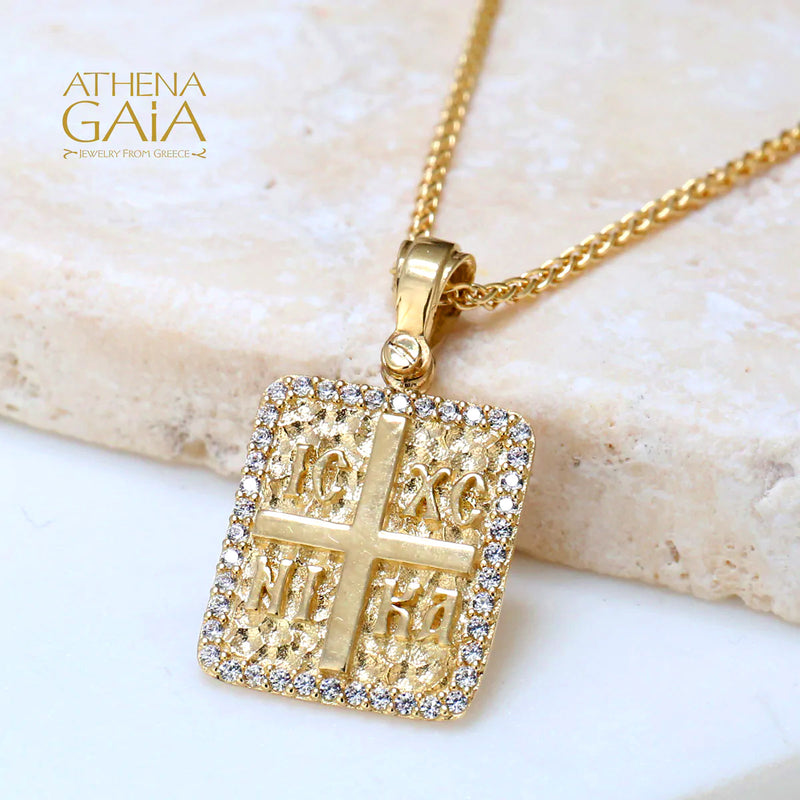 Byzantine Cross, Greek Jewelry