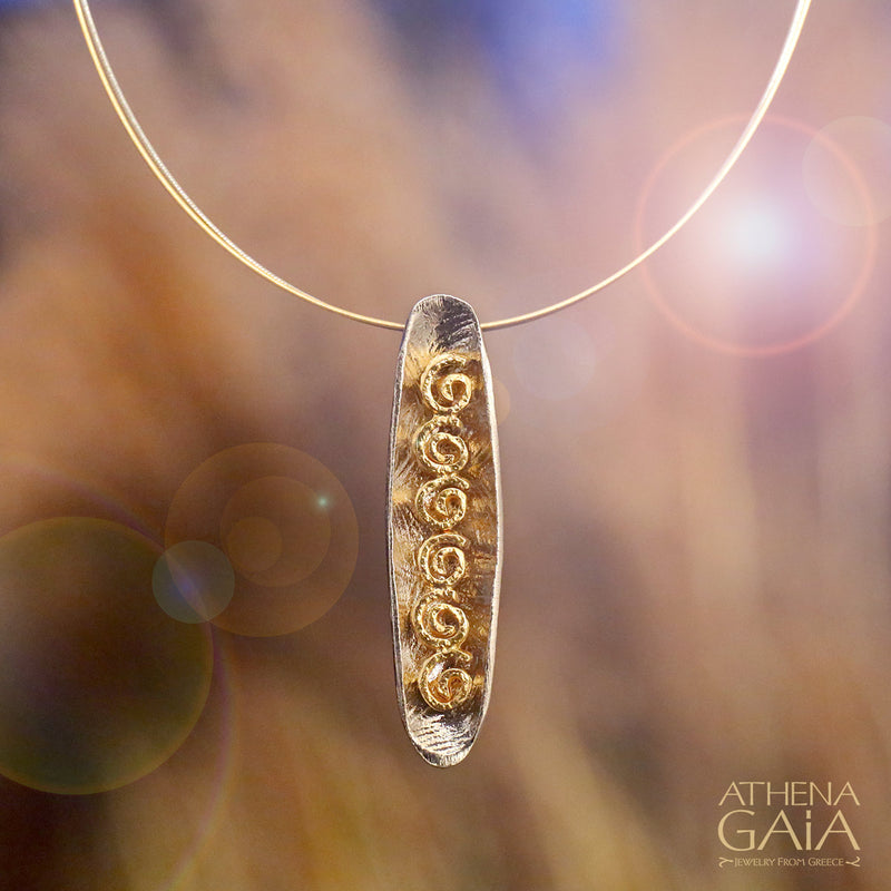 Argonaut Full Necklace - Gold Plated Sterling Silver Necklace