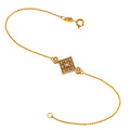 Mythical Minoan Key Diamond Bracelet