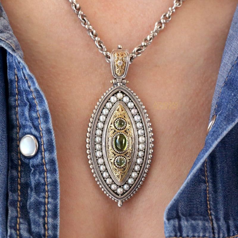 Heavy Sterling Silver Double Loop Chain