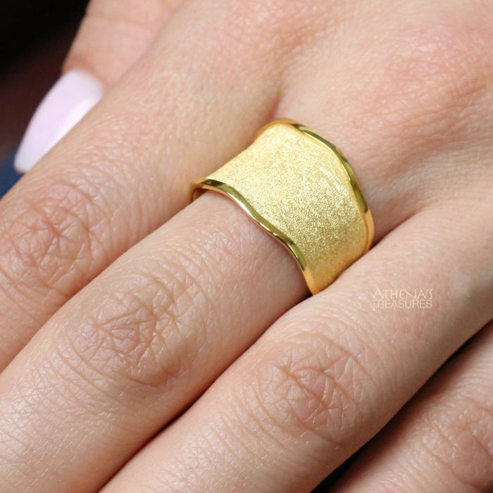 Size 8.5 Sand Dune Band Ring (FINAL SALE)