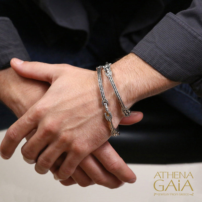 Pillgrip Bracelet - Sterling Silver - Flex Bangle Bracelet