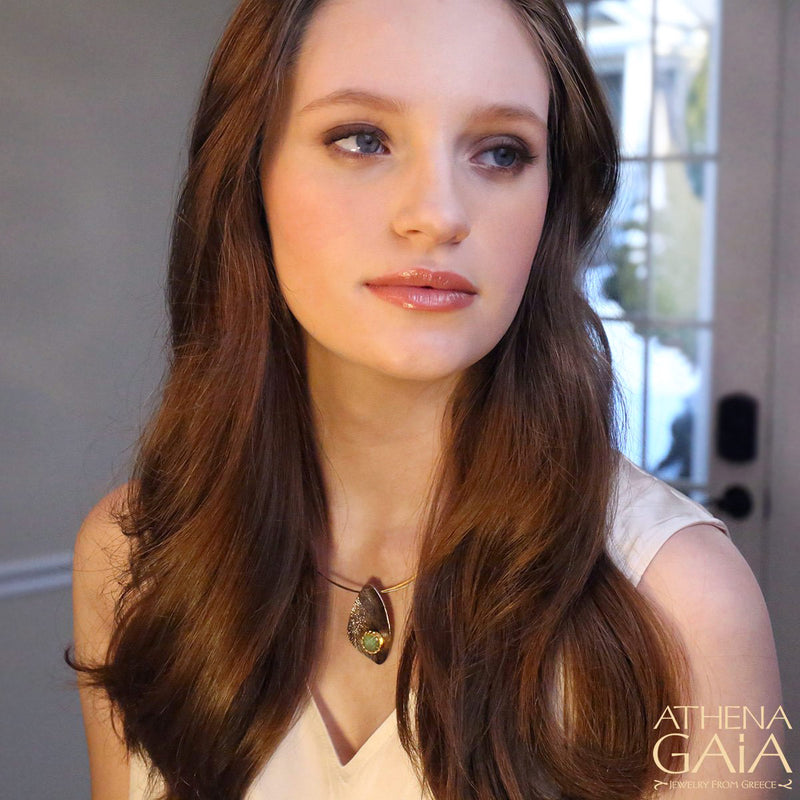 Empathic Aventurine Necklace - Sterling Silver Necklace