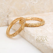 Greek-jewelry promise ring in 18k gold