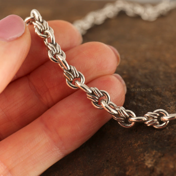 Wrap Link Sterling Silver Chain