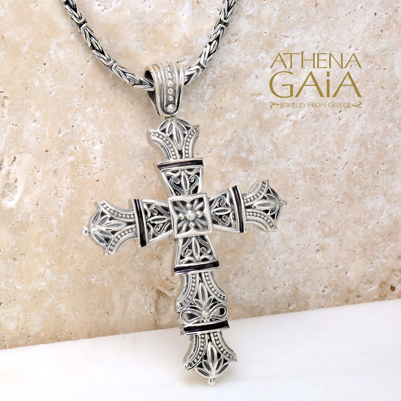 Byzantine Cross, Greek Jewelry