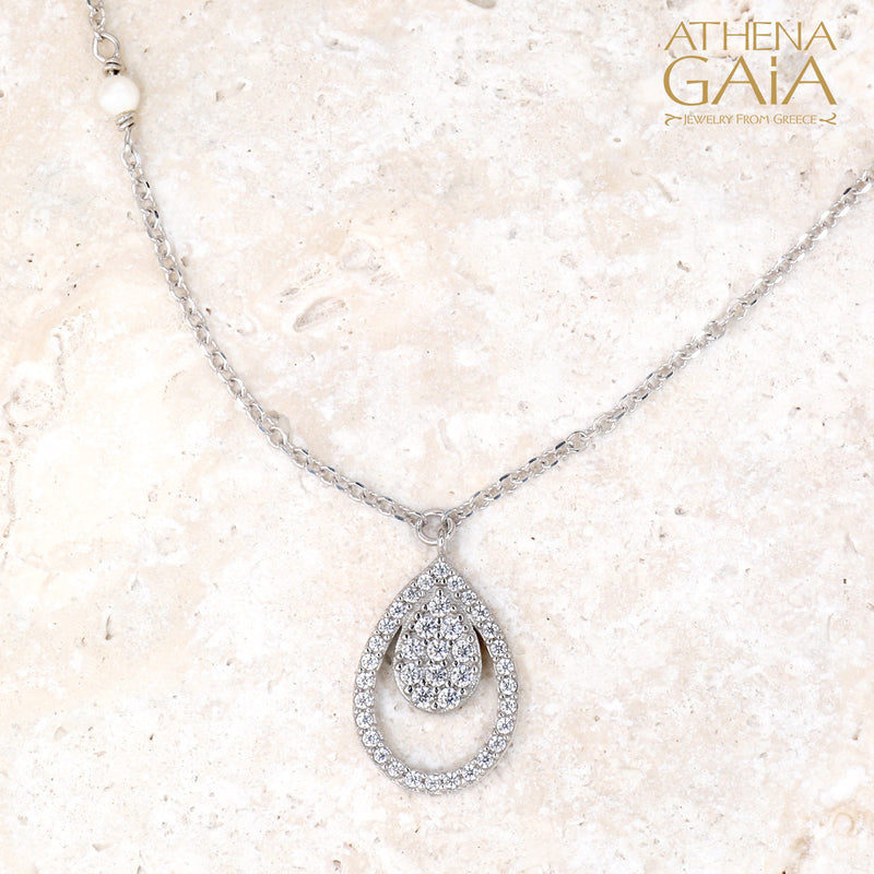 Love Drop Necklace - 14k Gold Necklace